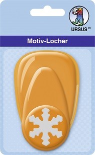 Motivlocher mittel, Stanzmotiv Schneeflocke Version 1