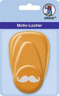 Motivlocher mittel, Stanzmotiv Schnurrbart