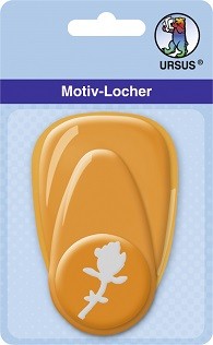Motivlocher mittel, Stanzmotiv Rose