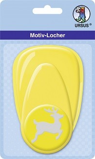 Motivlocher groß, Stanzmotiv Rentier