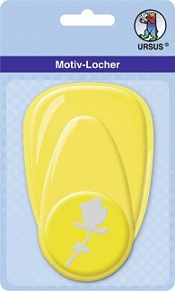 Motivlocher groß, Stanzmotiv Rose