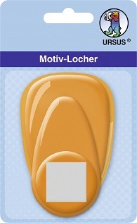 Motivlocher mittel, Stanzmotiv Quadrat