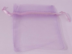 Organzabeutel, flieder, 8x10 cm, 12 Stck.