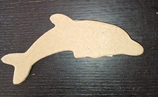Restposten Ornament aus Pappart, Delfin