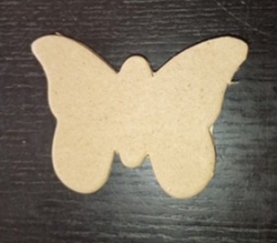 Restposten Ornament aus Pappart, Schmetterling klein