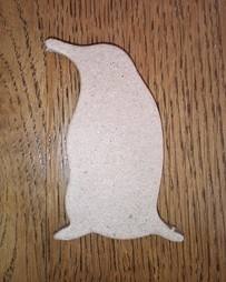Restposten Ornament aus Pappart, Pinguin