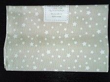 Restposten Stoffzuschnitt Baumwolle 40 x 60 cm, kleine Sterne