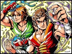 Samtbild Serie Manga, Muskelmänner
