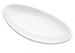 Seifenschale aus Keramik, oval Version 1