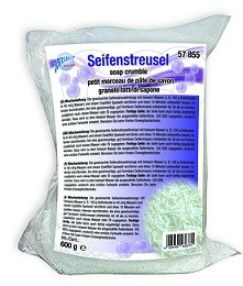 Seifenstreusel weiss, 600 gr.